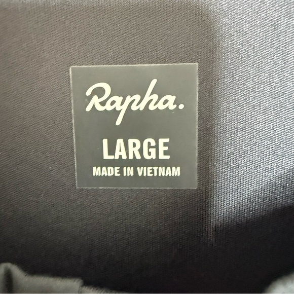 NWT Rapha Pro Team Cycling Jersey Men's Large Black Long Sleeve Lightweight - Picture 4 of 14